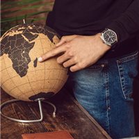 Fabriano - Piazza del Comune 25 - Orologio Bulova Uomo Lunar Pilot in Acciaio 96B251 - 96B251